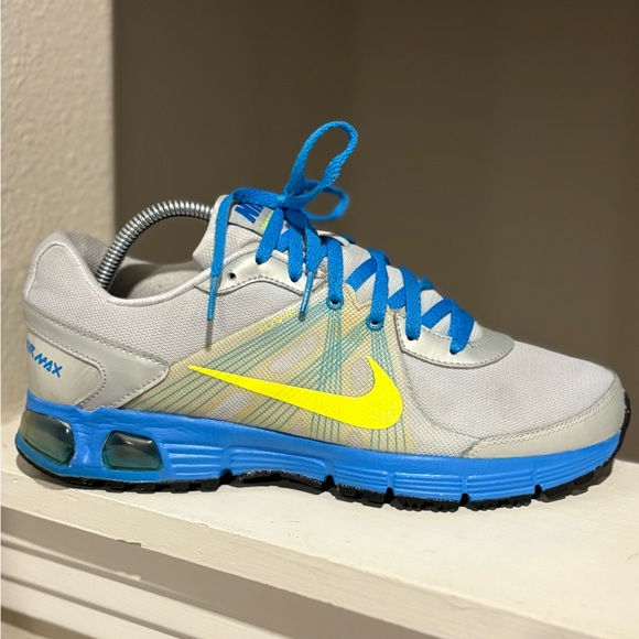 Nike Max Run Lite 3 Running Shoes 488167-006 Womens Size 10 Aqua Yellow Grey - Picture 2 of 10